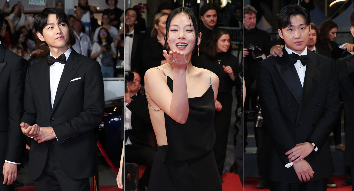 "눈물 나게 벅찬 경험"…송중기→비비 '화란' 전세계 최초 칸영화제서 공…