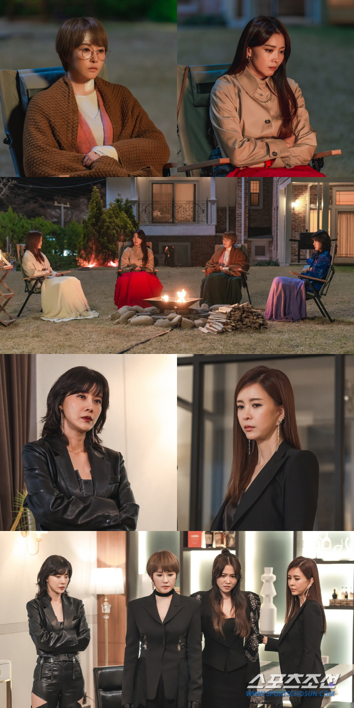 '가면의 여왕' 김선아·오윤아·신은정·유선, 이정진 처단 위해 모의…'블…