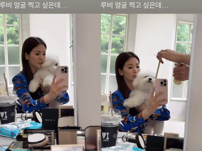 송혜교, 정면샷 간절히 원했지만...결국 "영상은 포기"