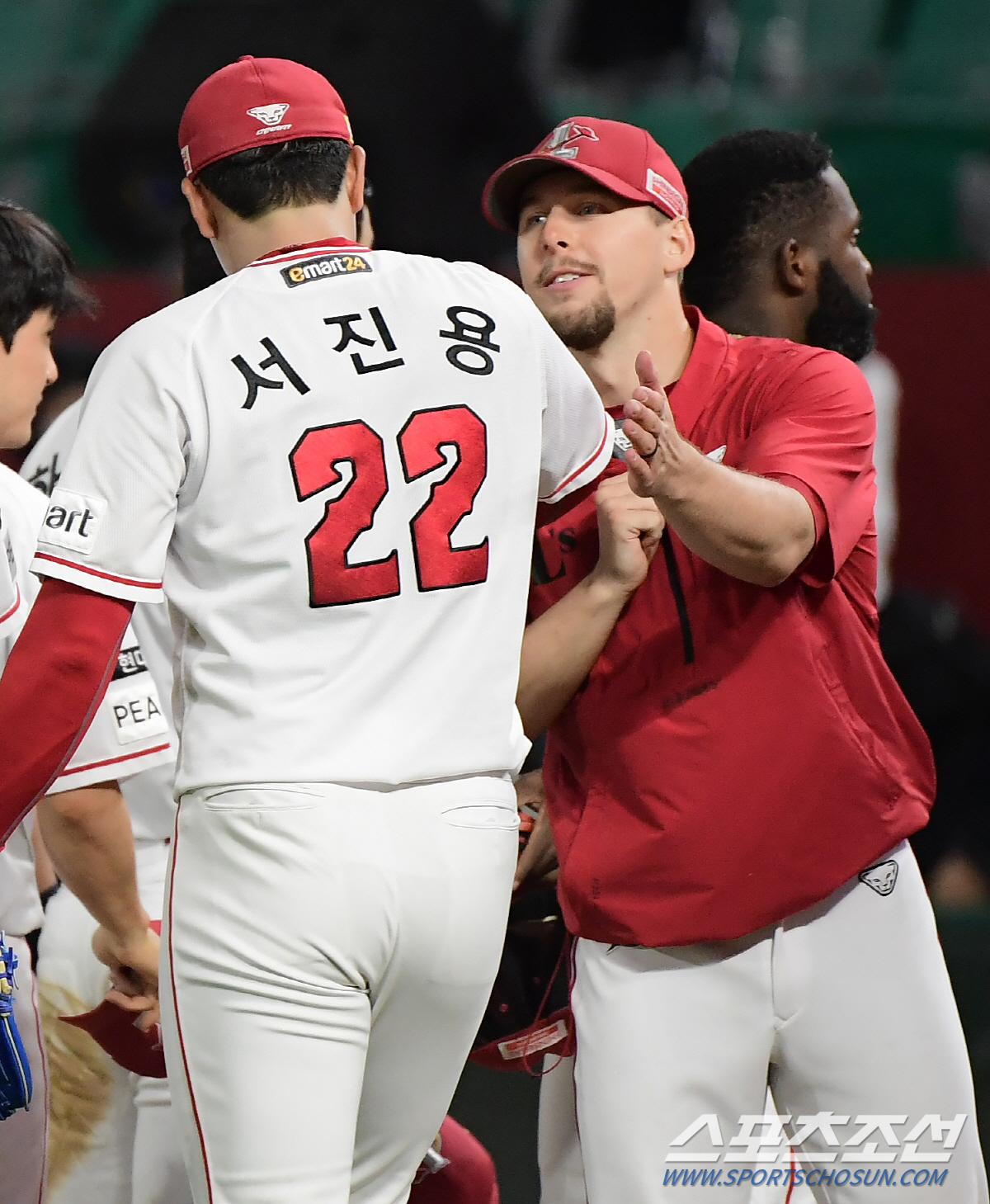맥카티의 웃음 "서진용, 9회를 흥미진진하게 만들어"[인천 인터뷰]