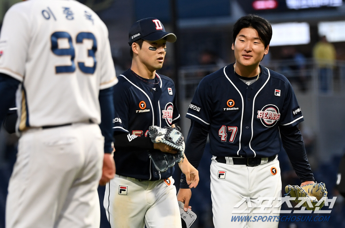 허리부상 완치→24일만의 복귀전 1회부터 152㎞ 쾅, 조수행 도움 속 …