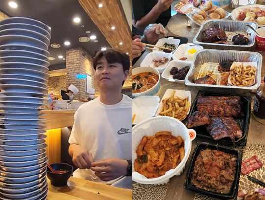 이동국♥이수진, 7인 대가족 어마어마한 식사량 "영수증 어깨띠하고도 남아…