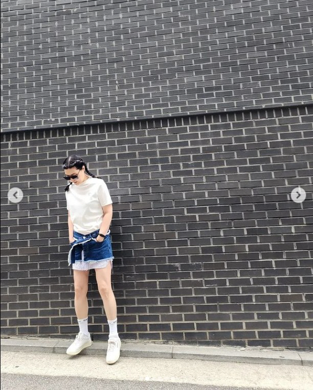 그 '슈스스' 맞나?...한혜연, 체지방 6kg 빼고 얻은 '학다리'