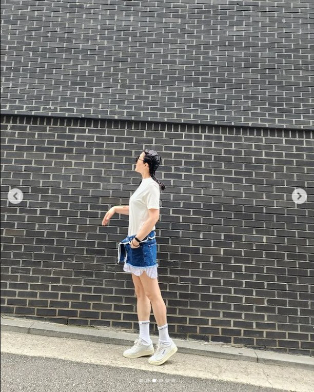 그 '슈스스' 맞나?...한혜연, 체지방 6kg 빼고 얻은 '학다리'