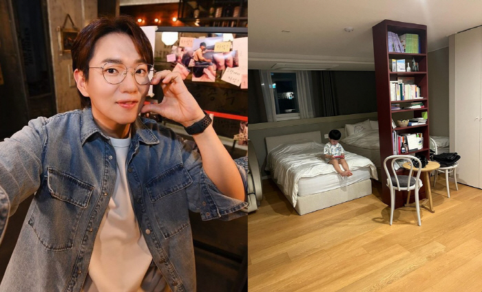 '100억 건물주' 장성규, 독특한 집 인테리어…방 한가운데 책장이