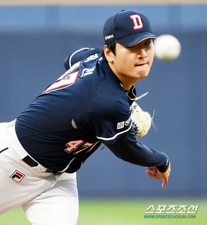 딜런도 최원준도 없는데...곽 빈, 복귀전서 허리염좌 재발, 다시 말소.…