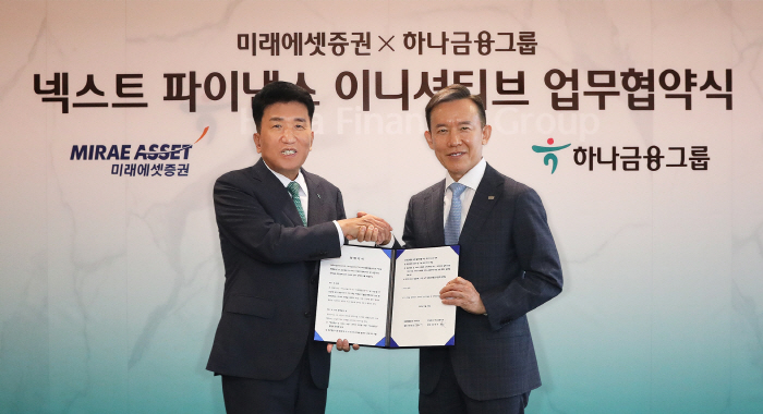 하나금융그룹·미래에셋증권, 토큰증권 및 웹3.0 사업협력 위한 업무협약 …