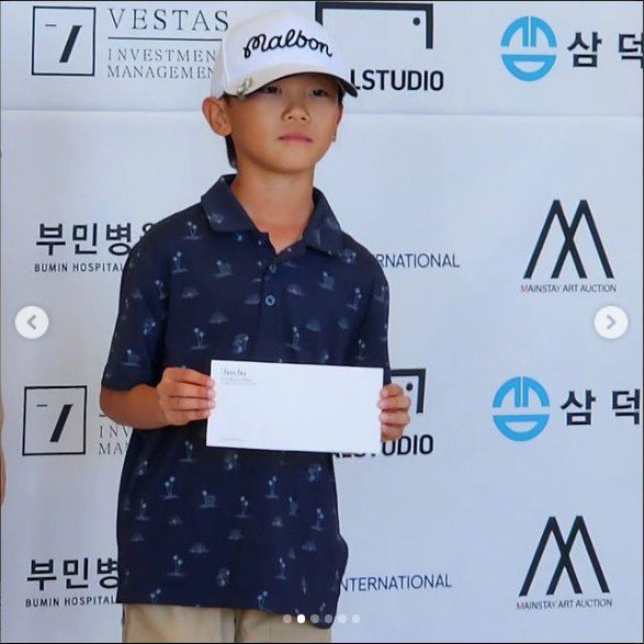 이동국子 이시안, 국제학교 주니어 골프대회 우승…'확실한 아빠 운동DNA…