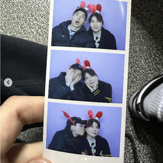 홍현희♥제이쓴 子 동공지진 올 투샷…똑같이 생긴 모자의 "엄마랑 나랑"