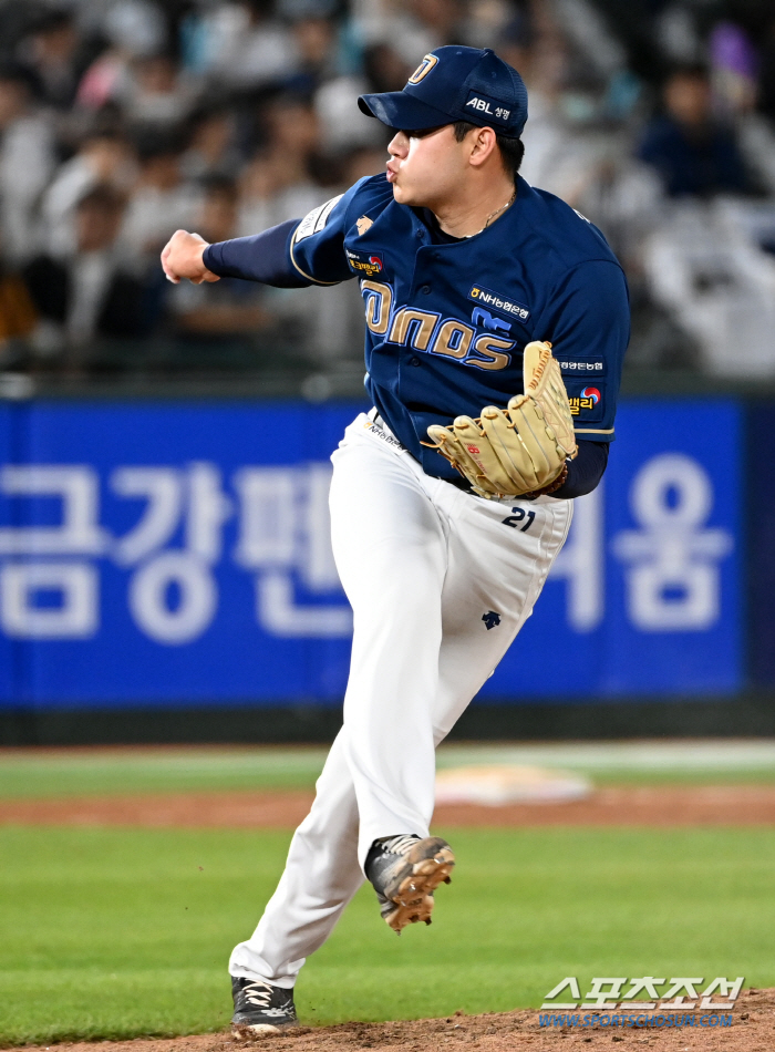 "앞으로가 더 기대" 이용찬 없는 뒷문, 든든하게 지킨 6년 차 1차지명…