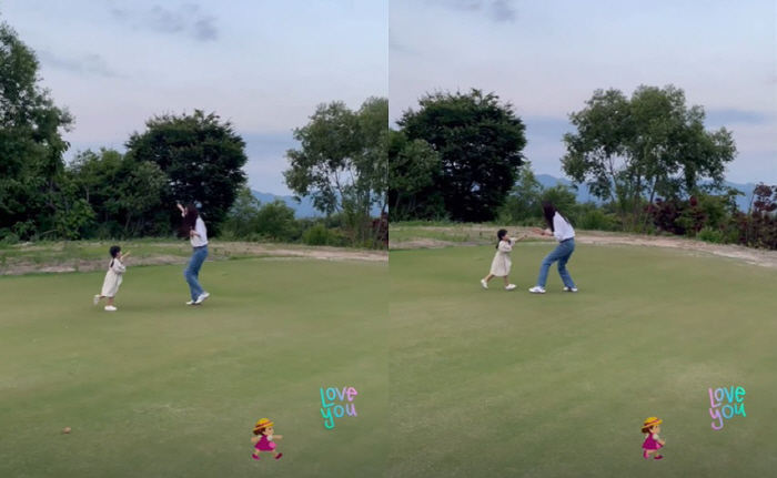 '9세 연하♥' 최지우, 예쁜 3세 딸과 영화같은 순간..많이 키웠네