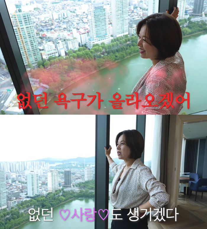 박미선, 1박 440만원 스위트룸서 호캉스 "없던 욕구 올라와" ('미선…