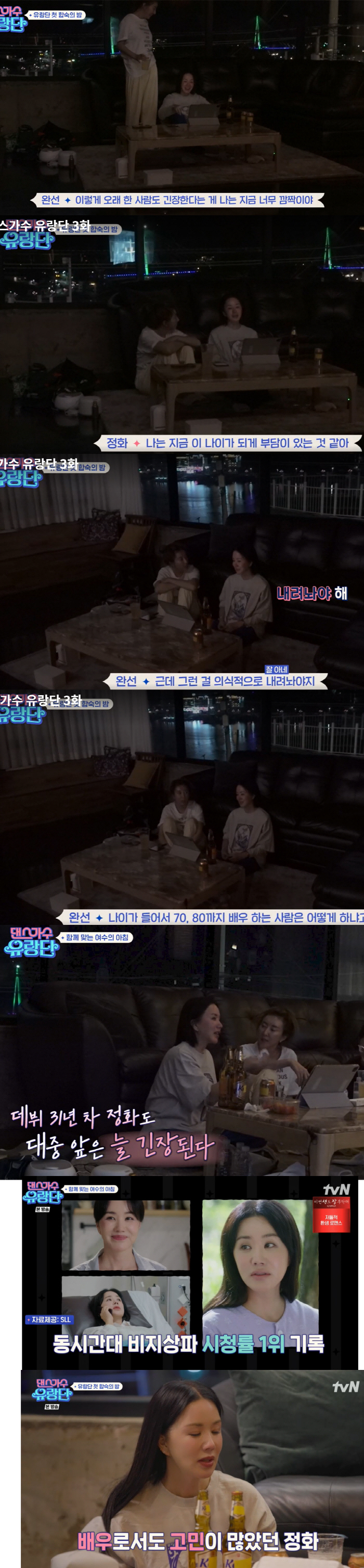엄정화 오열 "데뷔 31년차·55살 나이 쌓일수록 부담..배우 끝났다고 …