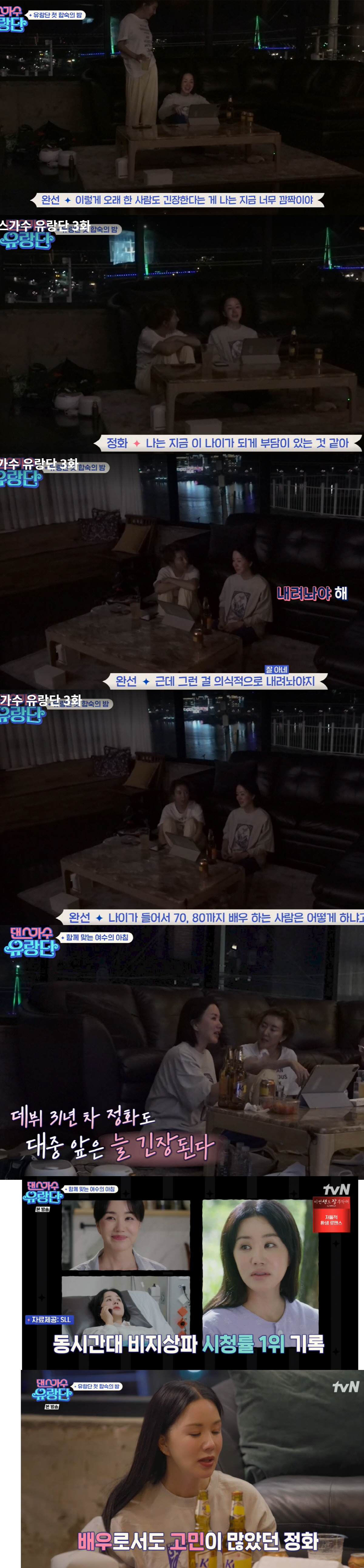 엄정화 오열 "데뷔 31년차·55살 나이 쌓일수록 부담..배우 끝났다고 …