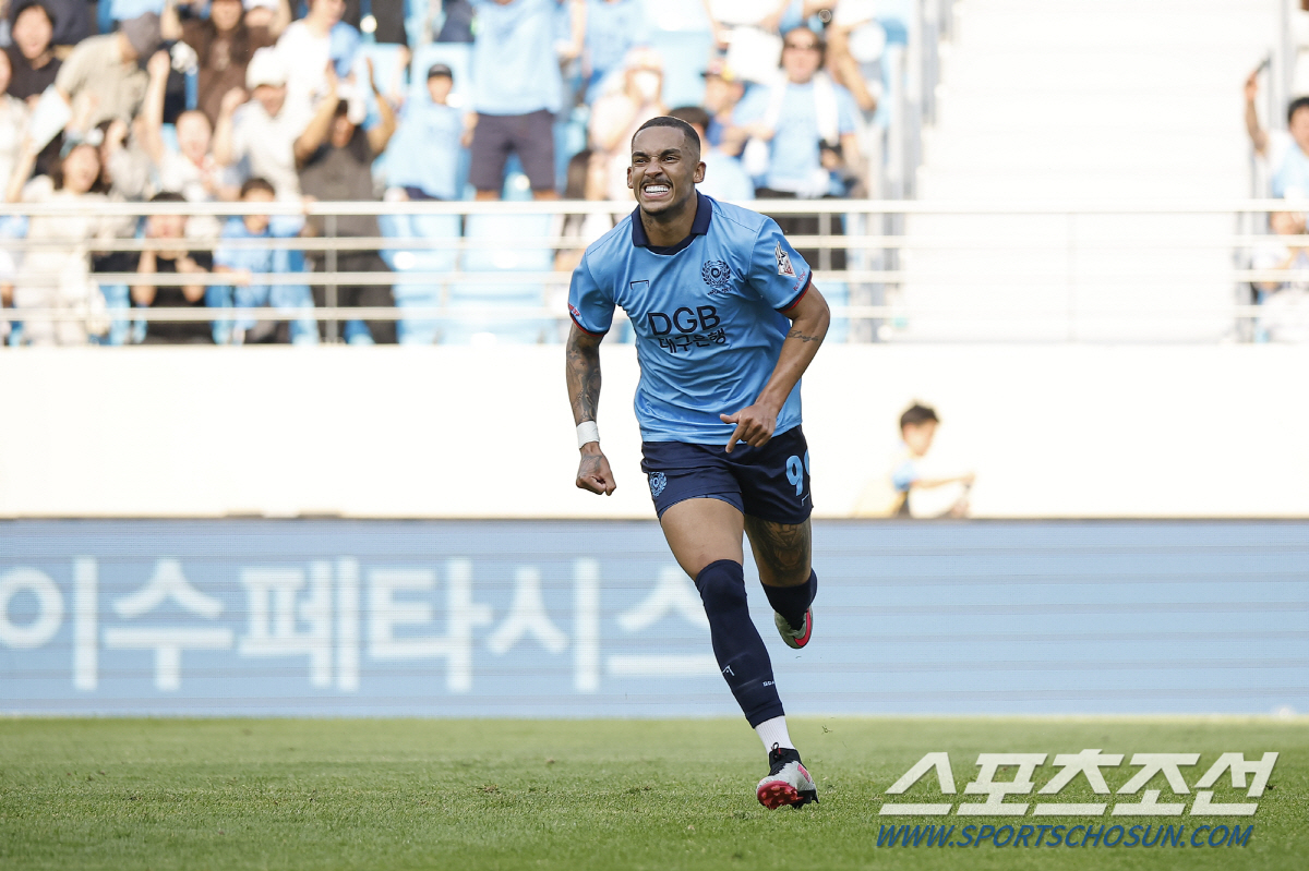 "바셀루스X세징야X황재원 연속골" 대구,수원에 '딸깍딸깍딸깍'2대1승!홈…