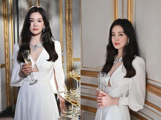 송혜교 "루비가 너무 좋아해"…커스텀 반려견 가방 선물 받는 '글로벌 인…