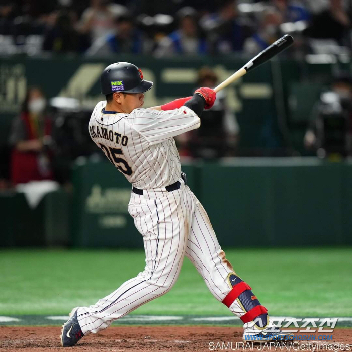 오카모토는 WBC 일본대표팀에서 주전 1루수로 활약했다. 사진출처=일본야구대표팀 홈페이지