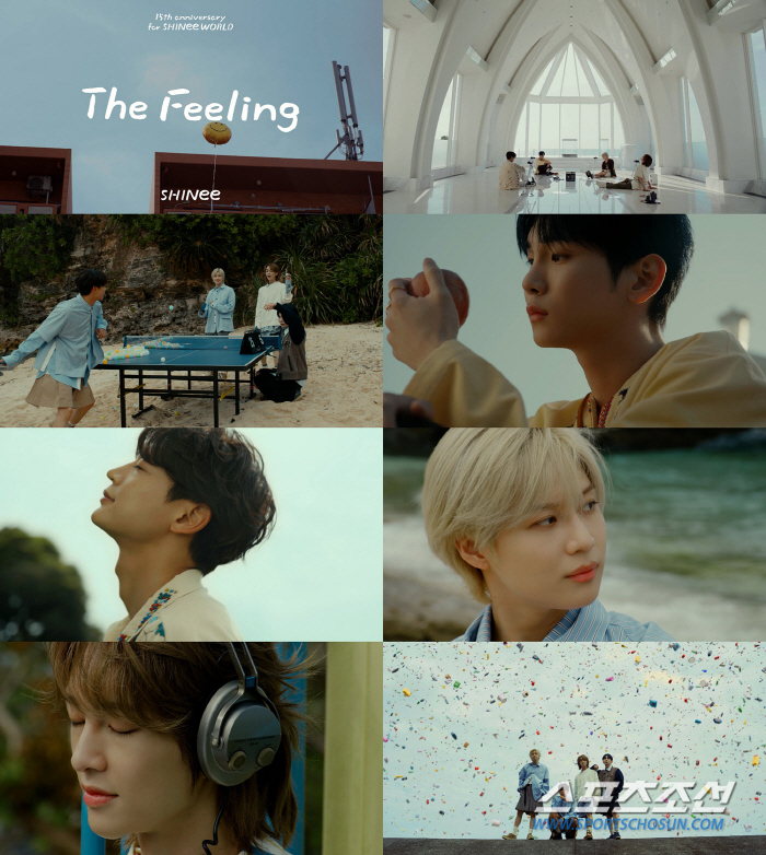 샤이니, 신곡 'The Feeling' MV 공개…빛나는 비주얼+더 반짝…