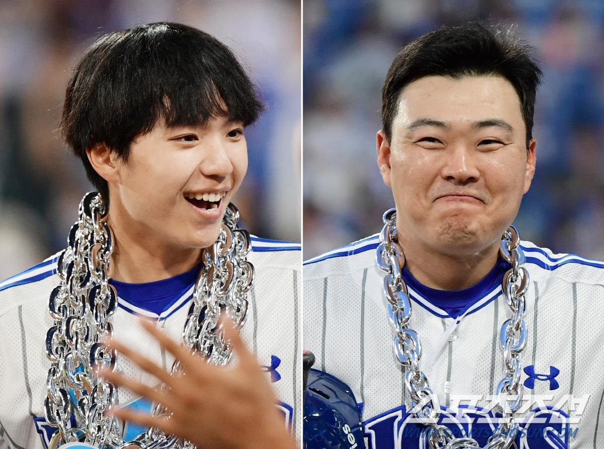 '굴비즈→오재일 4홈런 8타점 합작' 2만4000 관중 열광시킨 사자의 …
