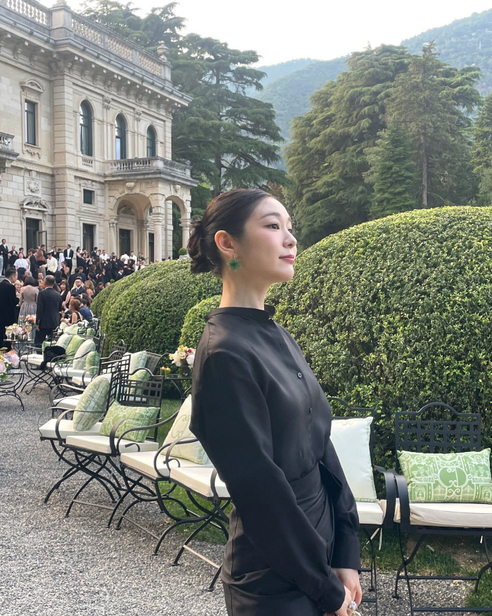 '고우림♥' 김연아, 우아함의 정석…이탈리아도 반한 미모