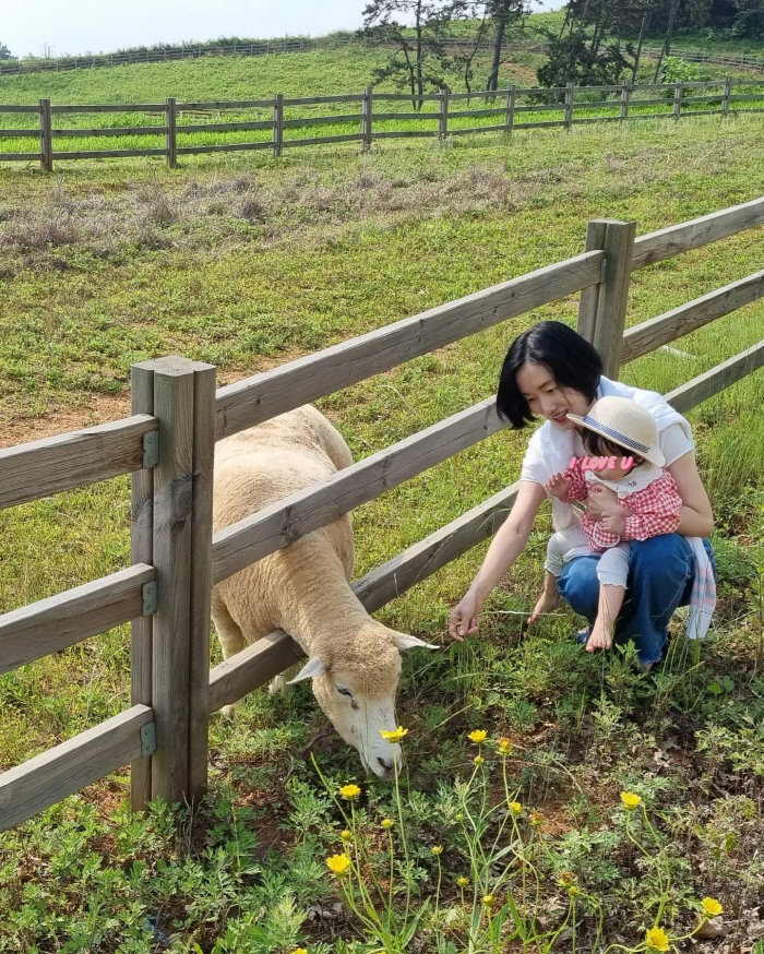 이정현, ♥의사 남편+딸과 떠난 첫 가족 여행...인형 같은 딸 뒤태 '…