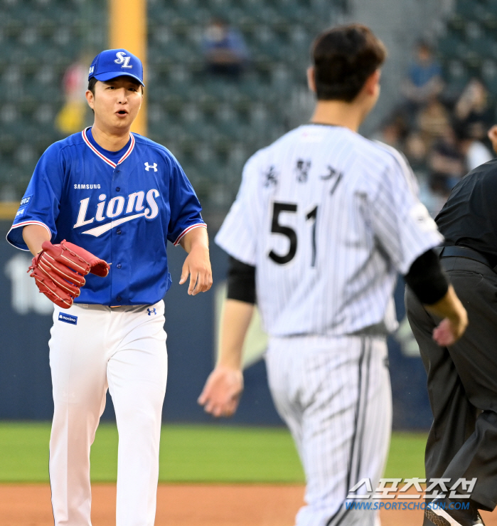 "100구도 가능" 전역 다음날 출격 최채흥의 자신감, '무패투수' 플럿…