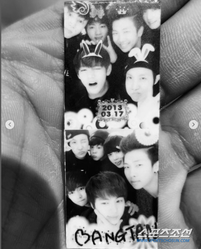 [종합]스티커 사진 속 소년들, 10년 뒤 '월드스타'! RM, "많은 …
