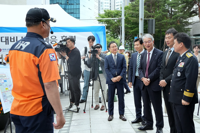 우리금융그룹, 전산센터 화재 예방·대응 위해 소방 훈련 실시