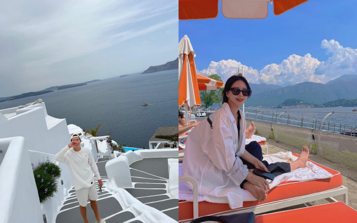 한예슬, ♥10세 연하 남친과 그리스 여행...2년째 달달ing