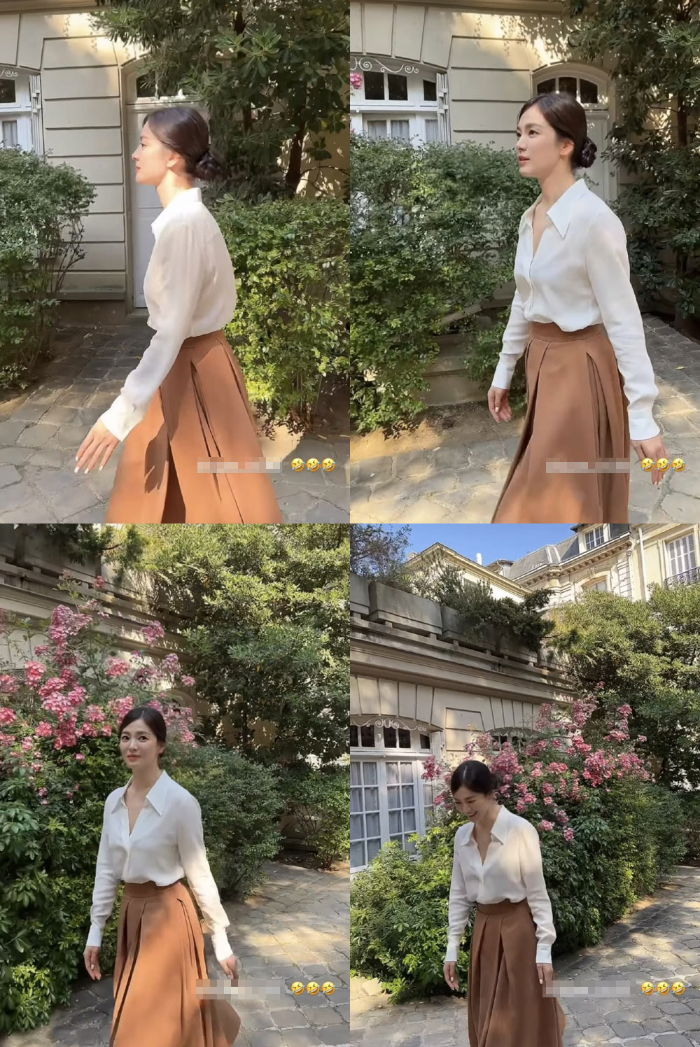 송혜교, 길가다가 웃참 실패..이렇게 인간적인 면모가?