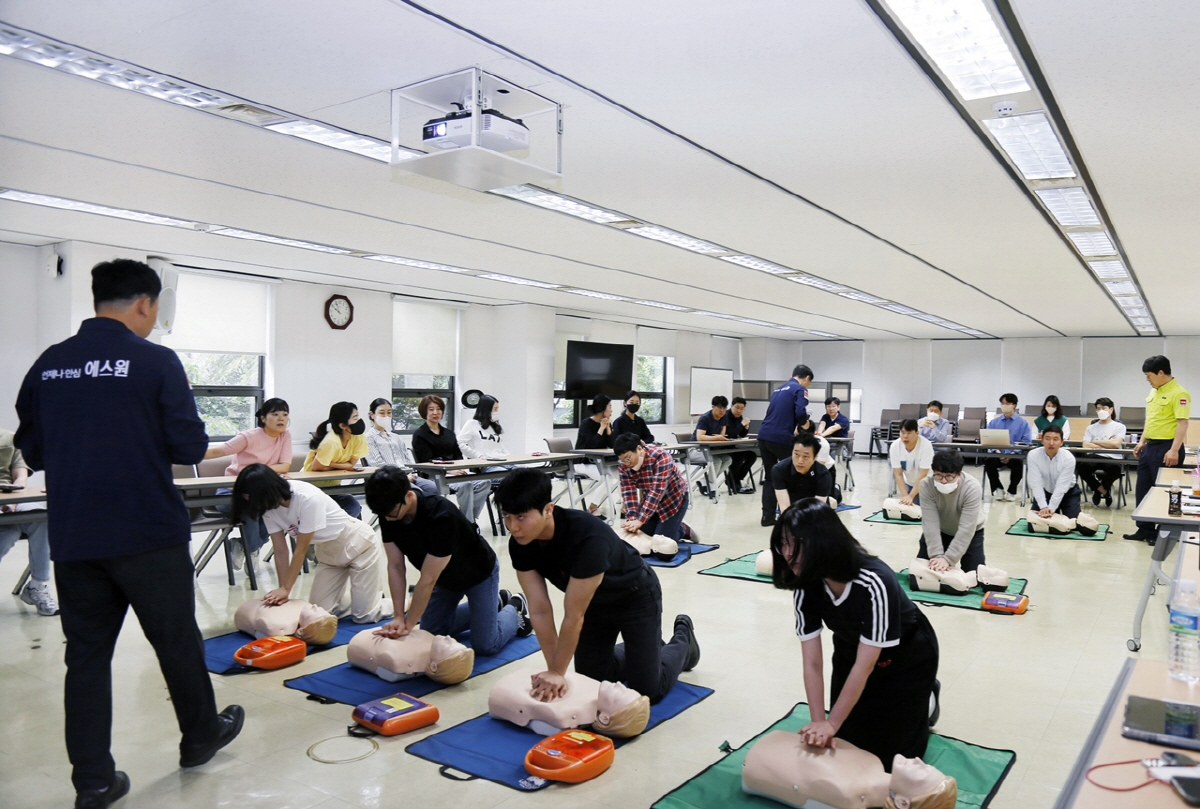 광동제약, 임직원 대상 심폐소생술 등 교육 진행