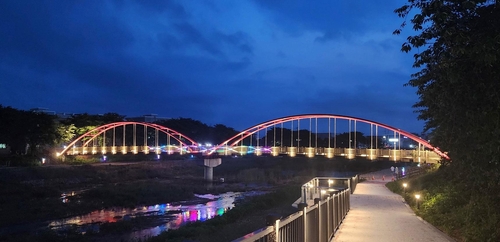 [서산소식] 해미천 구름다리 19일 점등식