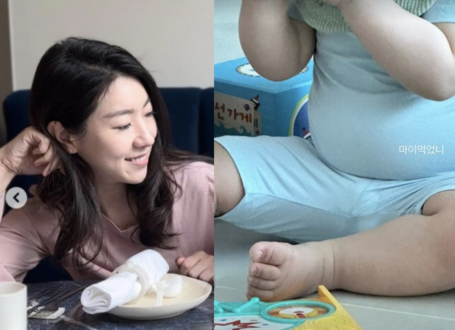 이필모♥서수연 子, 발목이 안보이는 '오동통한 다리'…귀여움에 심쿵