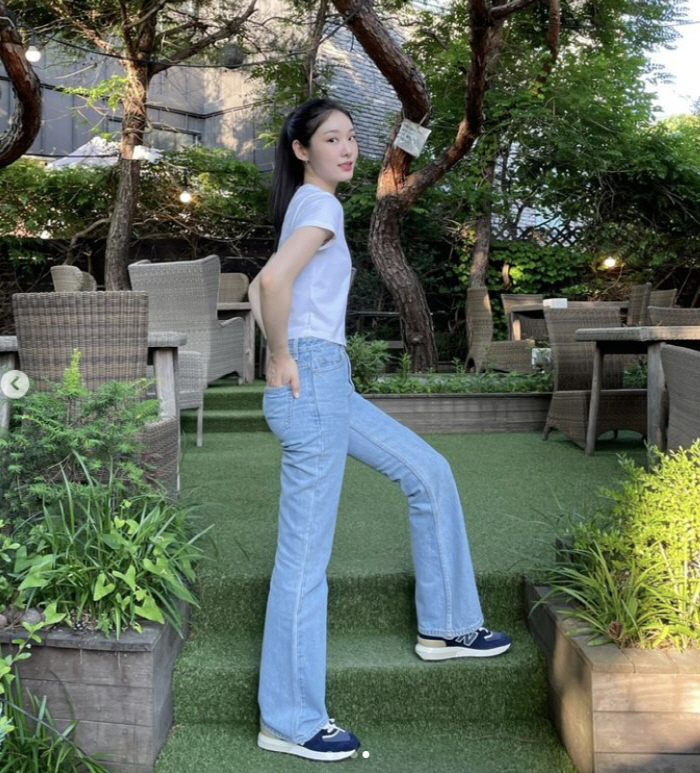 김연아 다리길이 실화? 운동화 신고도 '9등신 청바지 여신'