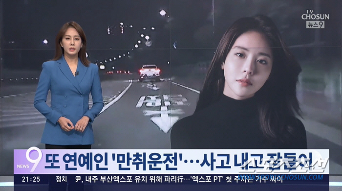 [SC이슈]'음주운전' 진예솔, 블랙박스 영상 보니…중앙분리대 들이받고도…