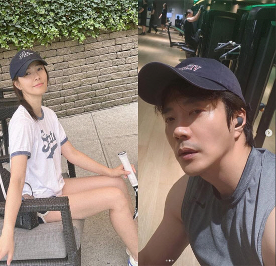 '권상우♥' 손태영, 몸은 뉴욕에 마음은 한국에…'애틋함' 가득한 롱디부…