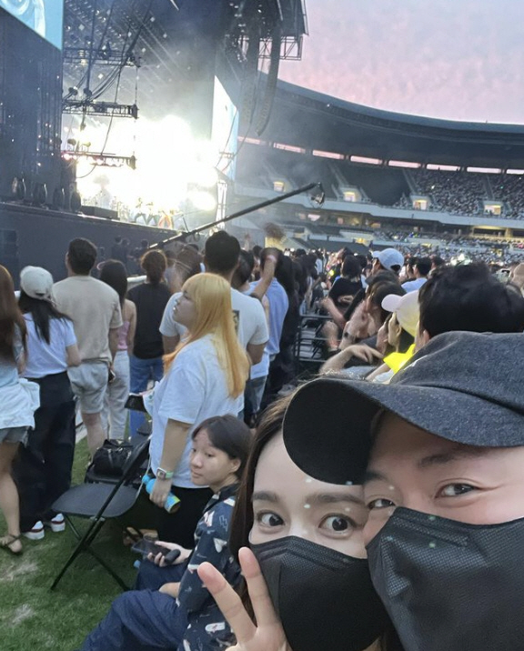 한가인♥연정훈 "브루노 마스 최고!" 콘서트 직관→딘딘 "나도 봤어 눈물…
