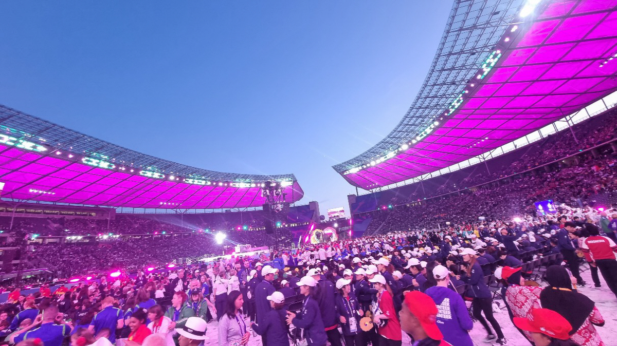 '190가지 인사,7000명의 미소' 발달장애인의 축제 스페셜올림픽 베를…