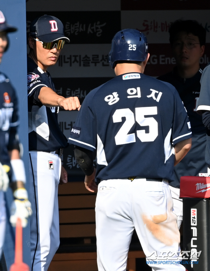 파울타구 맞아도 끄떡없다. 짧은 안타에 재빠른 홈 쇄도로 득점까지, 투혼…