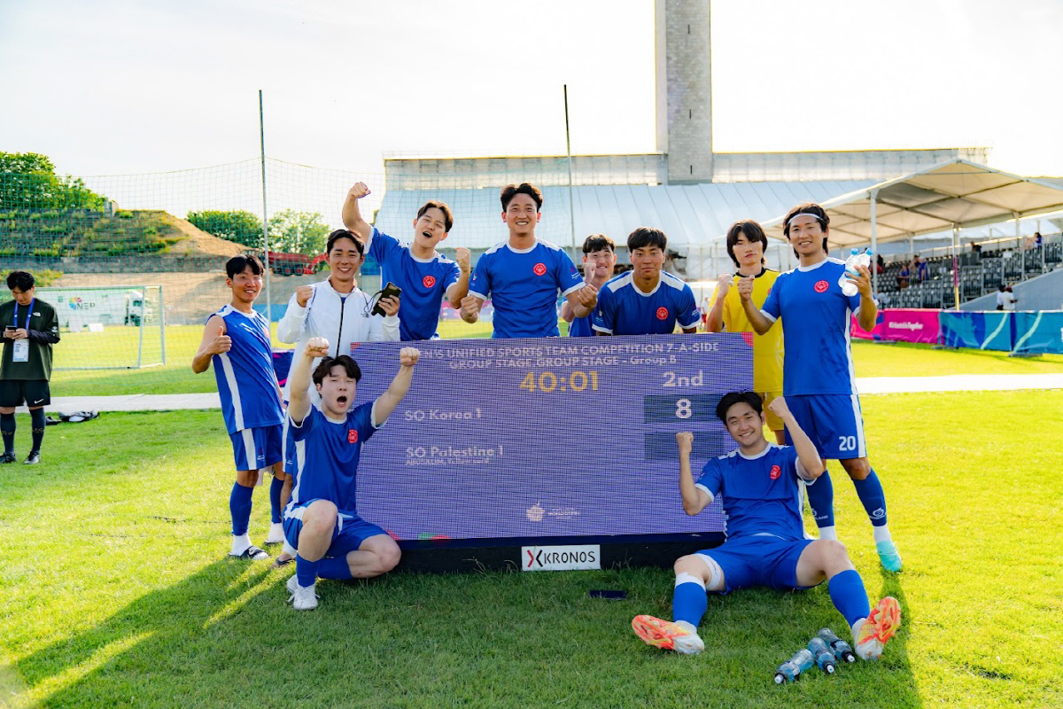 [스페셜올림픽]'전반 0-10, 후반 3-2' 女 발달장애인팀의 빛나는 …