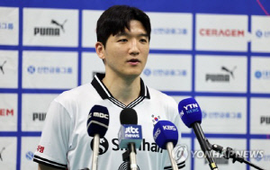 태극마크 다시 품은 정지석 