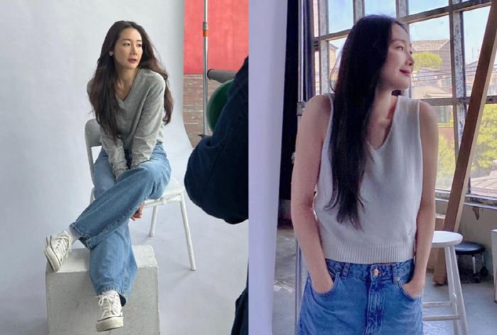 '9세 연하♥' 최지우, 49세 안 믿기는 역대급 동안 미모..청순 여대…