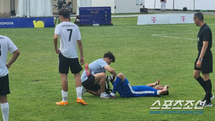 [스페셜올림픽]한국, '홈 어드밴티지'독일에 3대2 승리…예선전 대패 '…
