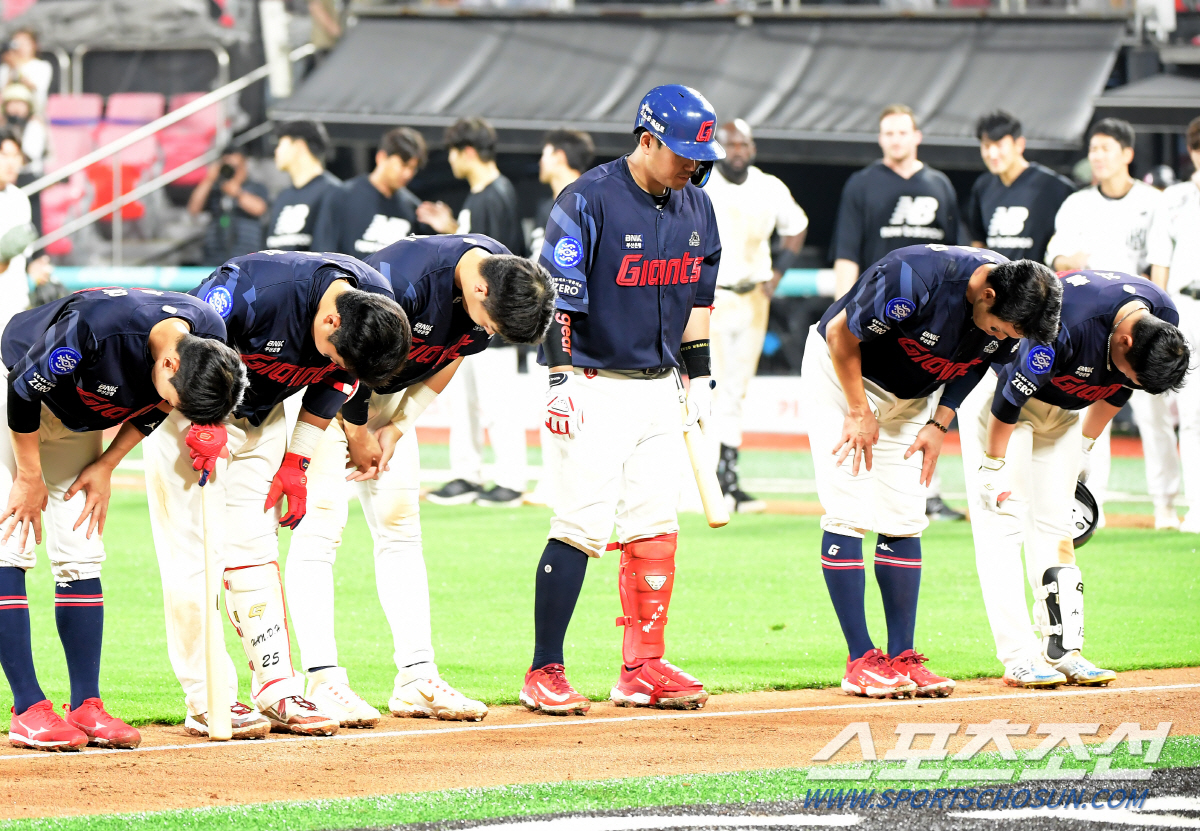 '16G 13패' 롯데 추락 후폭풍, 4위부터 8위까지 아무도 모른다