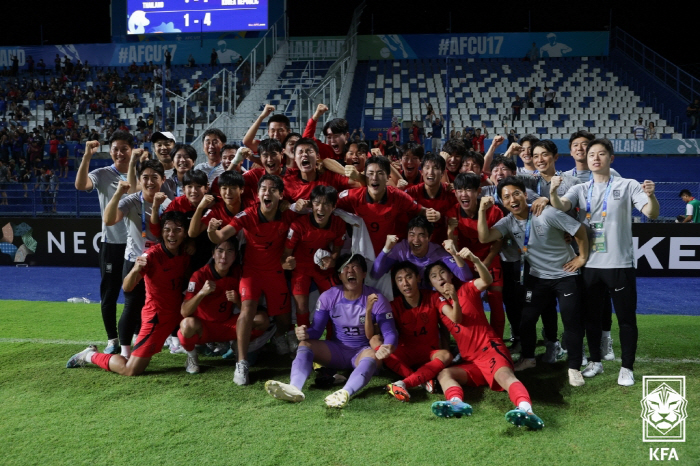 '득점 본능' 변성환호 2연속 U-17 월드컵 진출 확정, 태국 4대1 …