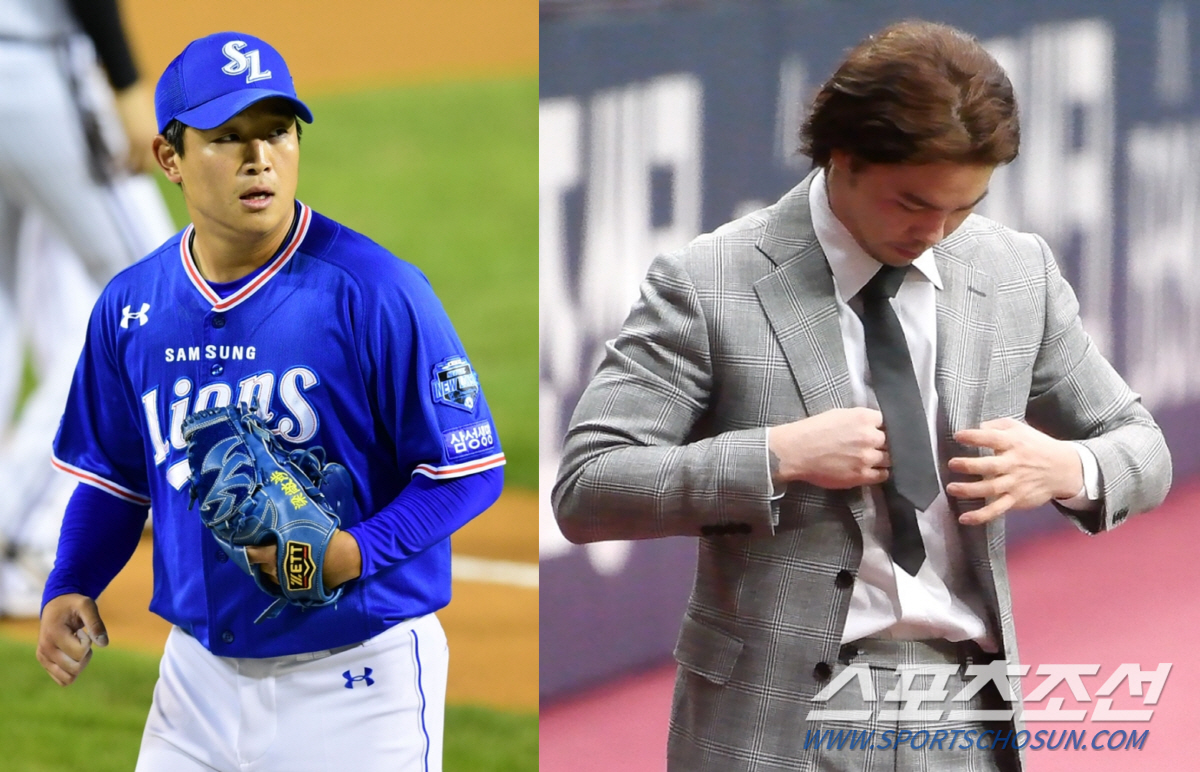 '빈볼논란 갈등' 오재원 양창섭, 강민호 중재 화해 불발→"스윕을 부탁해…
