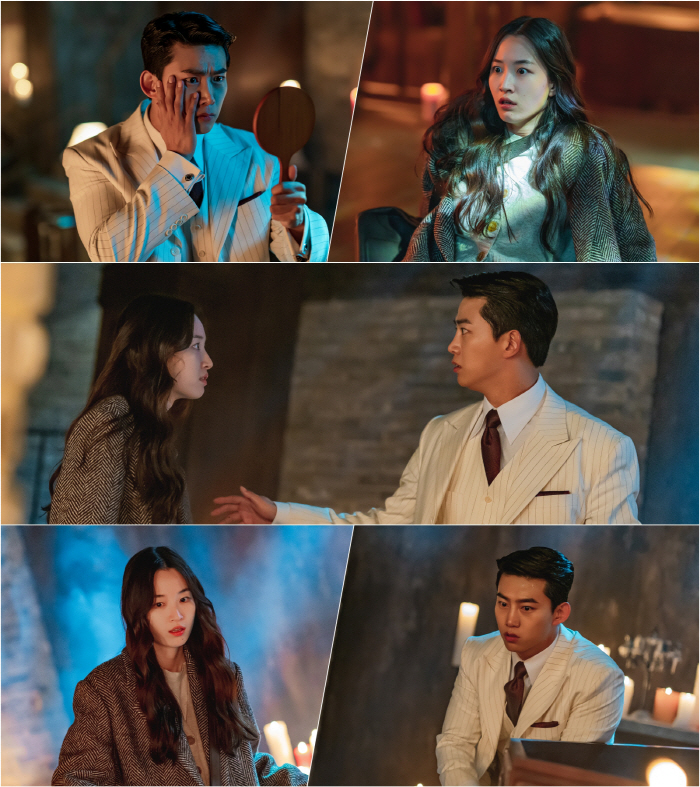 옥택연, 거울 들고 '망연자실'…원지안과 심상치 않은 첫 만남 예고 ('…