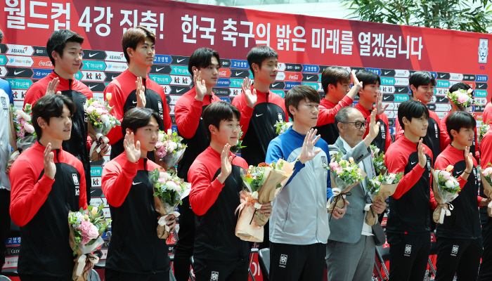 KFA, ‘4강 신화’ U-20 대표팀에 1인당 포상금 '1500만원'