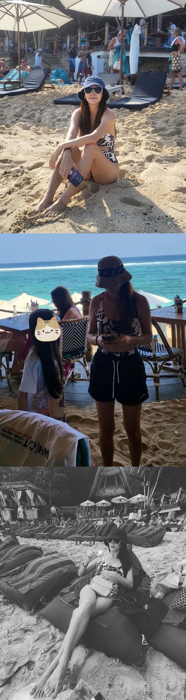 고소영, ♥장동건과 발리서 즐긴 데이트..수영복에 드러난 명품 각선미