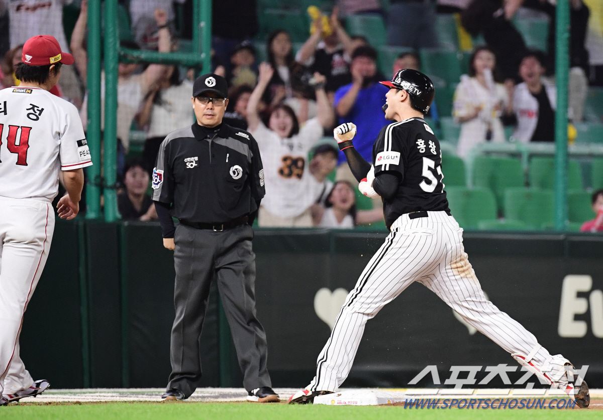 '1:6→8:6' LG 대역전 드라마, 이틀 연속 SSG 완파…1위 지켰…